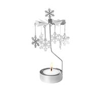 Pluto Design Carrousel à bougies Let it snow Argent