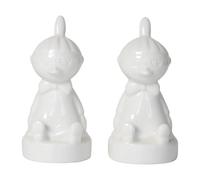 Pluto Design Salière et poivrière en céramique Lilla My Blanc