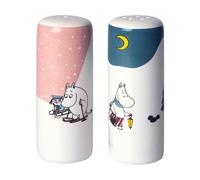 Pluto Design Salière et poivrière Moomin vinter Rose-bleu-blanc