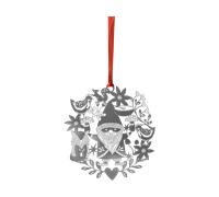Pluto Design Suspension de Noël Fox & Santa Argent