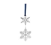 Pluto Design Suspension de Noël Snow Argent