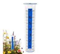 Pluviomètre - Acrylique transparent résistant aux intempéries 20,3 cm | Tube de mesure précis | Balance de jardin professionnelle haute visibilité pour , jardin, ferme, pelouse, paysage