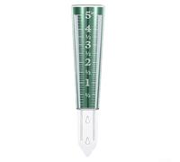 Pluviomètre de 12,7 cm maximum pour compteur de pluie en plastique PS (vert | Mesure jusqu'à 12,7 cm, échelle précise, suivi précis, idéal pour la surveillance du jardin, données claires