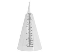 Pluviomètre Décoratif Conique à Piquet de Sol, Plastique, Réutilisable | Tasse à Mesurer les Précipitations, Jauge D'eau de Jardin Réutilisable