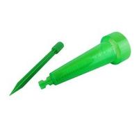 Pluviomètre en plastique 43.5 cm avec piquet de fixation - Graduation 39 mm - Vert G