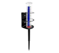 Pluviomètre extérieur - UV métal 32,5 cm standard cylindre de 21,5 cm | Système de mesure de l'eau précis | Collecteur de pluie de jardin, compteur météo pour la maison, l'arrière-cour, la