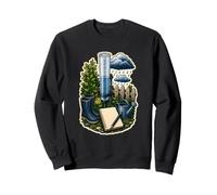 Pluviomètre Jardin Pluie Carnet Sweatshirt