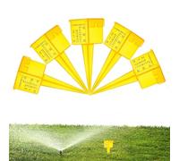 Pluviomètres pour extérieur, jardin et pelouse | Compteur précis réutilisable | pluviomètre extérieur 5 pièces mesure d'eau | Conçu pour votre arrière-cour, patio, pelouse, , ferme, serre et projet