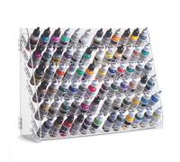 Plydolex Vallejo Organiseur de Peinture Acrylique - 72 Trous pour Ensemble Miniature - Rangement Mural et Organisateur de Bouteilles