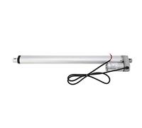 Plyisty Actionneur électrique Linéaire Mini, Course 400mm 750N Blanc | Actionneur de mouvement linéaire en alliage d\'aluminium, moteur cc 12V, Protection IP65, pour canapé de Massage, lit
