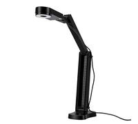 Plyisty Caméra de Documents USB, Visualiseur Ultra HD 8MP 4K avec Double Microphones AI, Lumière LED à 3 Niveaux, Conception Pliable Inversée, pour l'enseignement à Distance, Les