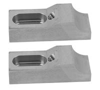 Plyisty Étau de Serrage Latéral, 2 Pièces S136H, Ensemble de Serrage Latéral à Profil Bas en Acier, étau de Fraisage CNC à Mâchoire en Forme d'arc M8, Pinces de Maintien de 20 Mm de Hauteur