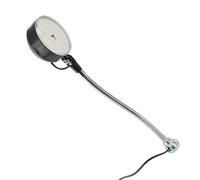 Plyisty Lampe de Machine à LED, Lampe de Travail Flexible à Col de Cygne avec Base Magnétique, éclairage Industriel de 30 Cm pour Atelier d'établi de Tour (Acier allié + ABS)
