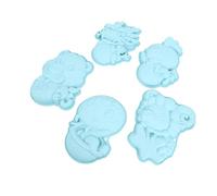Plyisty Moule à Pâtisserie en Silicone Animal, Lot de 5, Antiadhésif pour | Dragon Snake Rooster Tiger Sheep Cookie Mold, with Flexible Food Grade Silicone for DIY Chocolate Cake Making