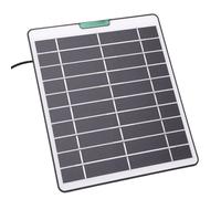 Plyisty Panneau Solaire 5W pour Caméra de Sécurité Pro 5S, Monocristallin | Chargeur solaire pour caméra extérieure, panneau mural avec interface 3 broches pour sonnette, Compatible avec Ultra
