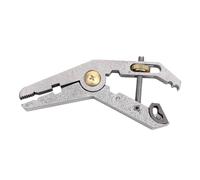 Plyisty Pince à Cliquet Réglable, Outil Hexagonal 6 Mm, Multitool pour | Acier inoxydable 420, compact 4 pouces pour le camping et le vélo
