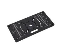 Plyisty Plaque de Toupie, Plaque d'insertion de Table de Toupie en Alliage d'aluminium, Planche Rabattable pour Machine de Découpage, de Table de Noire pour établi de Travail du Bois