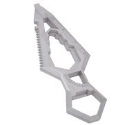 Plyisty Porte-clés Outil en Alliage D'Acier Ouvre-Bouteille Coupe-Fil, | Porte-clés multi-outil avec règle rapporteur pour Camping randonnée, outil d\'échelle de mesure, Gadget de poche Compact