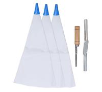 Plyisty Sac de Mortier de Maçonnerie pour Coulis de Carrelage avec Pointeur de Dégauchisseuse de Brique, Sac de Scellement de Ciment Réutilisable, de Jointoiement en Béton pour Fissure de Mur de
