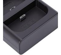 Plyisty Station de Chargeur à Double Port pour Batterie de Sonnette Ring, Chargement Rapide USB C avec Protection de sécurité Intelligente, Compatible avec Sonnette Vidéo 2 3 3 Plus 4
