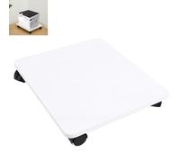Plyisty Support D'imprimante Roulant Sous le Bureau, 40 X 35 Cm, capacité | Panneau de densité de 1,2 Cm, Quatre Roulettes avec Deux Verrous, pour Imprimantes, Tours PC et Pots de Plantes, Vis et clé