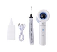 Plyisty Ventilateur Portatif avec Brumisateur, Affichage Numérique Réglable en Continu, Ventilateur Portable Haute Vitesse Rechargeable pour une Utilisation en Extérieur et en Intérieur (WHITE)