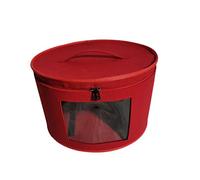 Pmandgk Chapeau BoîTe Organisateur Rond Voyage Chapeaux BoîTes Pliable Chapeau Sac de Rangement avec Couvercle Anti-PoussièRe Chapeau BoîTe de Rangement Chapeaux BoîTes D