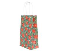 PME 4 Sacs à friandises en papier pour Noël - Poinsettias