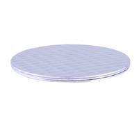 PME Boulangerie Essentiels - Rond Gâteau Carte 10 cm / 4-pouces, Ensemble de 3, Argent Métallique
