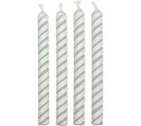 PME CA028 Lot de 120 Bougies, Plastique, Blanc, 0.4 x 0.5 x 4.8 cm CA028