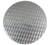 PME CCR825 Fond Rond à Gâteau, Plastique, Argent, 40 x 0,4 x 40 cm