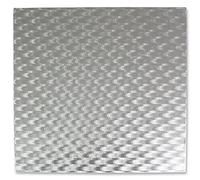 PME CCS828 Fond Carré à Gâteau, Plastique, Argent, 15 x 0.4 x 15 cm