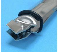 PME CV305 Pince de Marquage Fermée en V et Lisse, Acier Inoxydable, Argent, 8.5 x 2 x 1.5 cmCV305