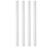 PME DR125 Lot de 4 Piliers Creux, Plastique, Blanc, 2 x 2 x 31 cm
