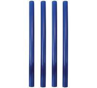 PME DR126 Lot de 4 Piliers Creux, Plastique, Bleu, 2 x 2 x 31 cm