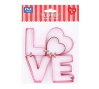 PME Emporte-pièces de la Saint-Valentin, LOVE (5 pièces)