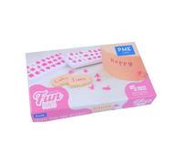 PME Fun Fonts - Alphabet Lettres Majuscules et Minuscules Pour la Décoration de Gâteaux, Lot de 52, Collection 3 FF58, Rose