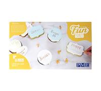 PME Fun Fonts - Alphabet Lettres Majuscules et Minuscules pour la Décoration des Cupcakes et Biscuits, Lot de 66, Collection 2
