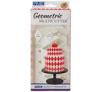 PME GMC164 Lot de 3 emporte-pièces géométriques pour gâteau Motif diamant Taille XL, petite, moyenne et grande taille