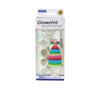 PME GMC191 Multicutter Géométrique pour Gâteau Design Balance Poisson Petite Taille, Blanc
