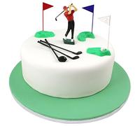 PME Golf Décorations Figurines de/Plastique, Vert/Rouge/Bleu/Blanc/Noir, Lot de 13, 17 x 12.1 x 3.6 cm