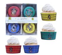 PME Harry Potter Caissettes à cupcakes en Aluminium, 60 pièces, Maisons de Hogwarts