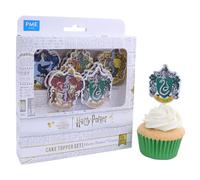 PME Harry Potter Gâteaux Toppers, 15 pièces, Hogwarts Crests/Blason de Poudlard