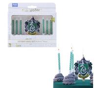 PME Harry Potter Set Bougies d'anniversaire, 7 pièces, Serpentard/Slytherin