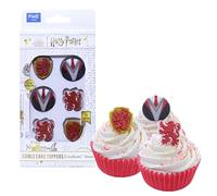PME Harry Potter Set de 6 Toppers de Cupcakes Comestibles, Gryffondor/Gryffindor