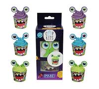 PME Kit de Décoration de Cupcakes Alien avec Toppers Comestibles