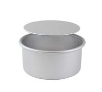 PME LBR103 Moule à gâteau rond en aluminium anodisé avec fond amovible Argenté