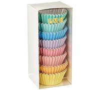 PME Lot de 100 caissettes à cupcakes avec doublure en aluminium Couleurs pastel