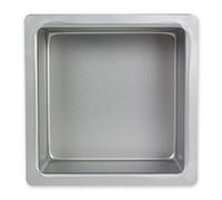 PME - Moule à Gâteau Carré en Aluminium Anodisé, 178 x 178 mm x 102 mm de Profondeur, Argent