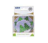 PME Noël Caissettes à cupcakes en Aluminium - Sapin de Noël (30 pièces)